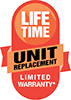 Lifetime Unit Replacement Warranty
