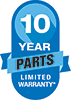 10 Year Parts Warranty