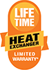 Lifetime Heat-Exchanger Warranty