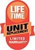 Lifetime Unit Replacement Warranty