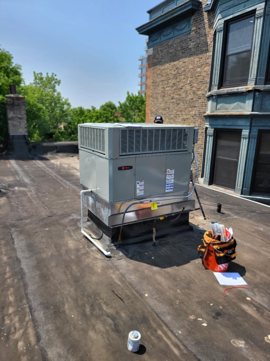 Trane Rooftop HVAC installed by Rescuetek Home Services